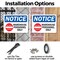Signmission Warehouse Personnel Only OSHA Notice Sign, Plastic, 14in W x 10in L, 2PK OS-2PACK-NS-P-1014-L-16852 - alternate 3